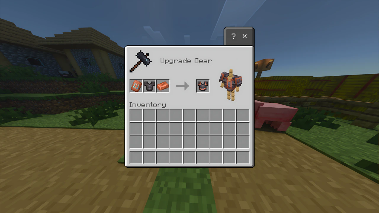 To apply a smithing template to your armor: